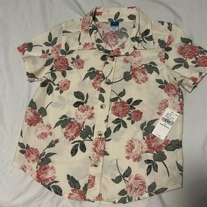 Floral Button Down